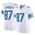 STECN D.Lions #87 Sam LaPorta Player White Vapor F.U.S.E. Limited Home Game Stitched Jerseys