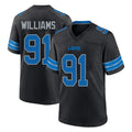 STECN D.Lions #91 Tyleik Williams Player Black Alternate Home Game Stitched Jerseys