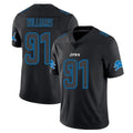 STECN D.Lions #91 Tyleik Williams Player Black Impact Limited Home Game Stitched Jerseys