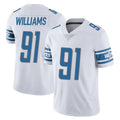STECN D.Lions #91 Tyleik Williams Player White Limited Vapor Untouchable Home Game Stitched Jerseys