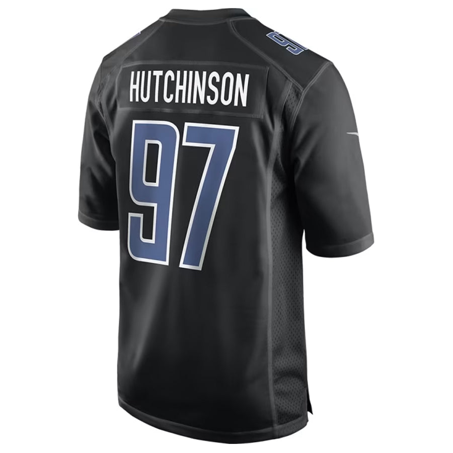 STECN D.Lions #97 Aidan Hutchinson Player Black Limited Fashion Stitched Jerseys