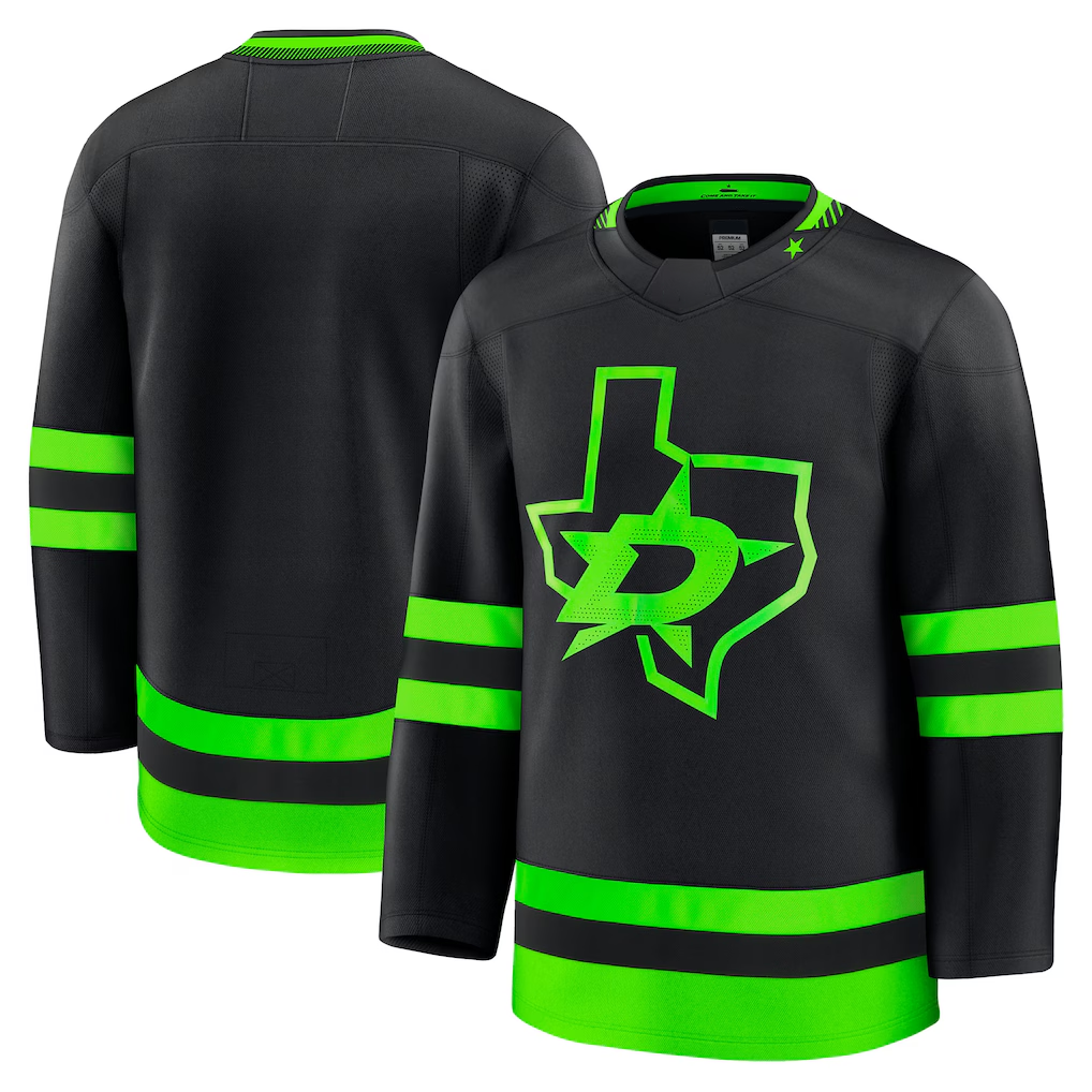 STECN D.Stars Black Alternate Premium Jerseys
