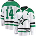 STECN D.Stars #14 Jamie Benn White Breakaway Jerseys