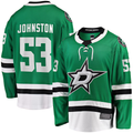 STECN D.Stars #53 Wyatt Johnston Kelly Green Home Breakaway Player Jerseys