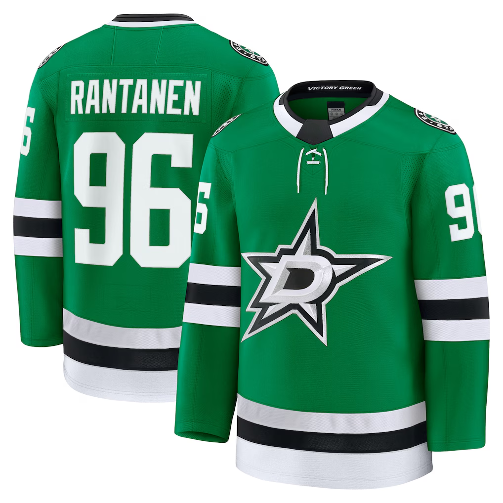 STECN D.Stars #96 Mikko Rantanen Kelly Green Home Premium Jerseys