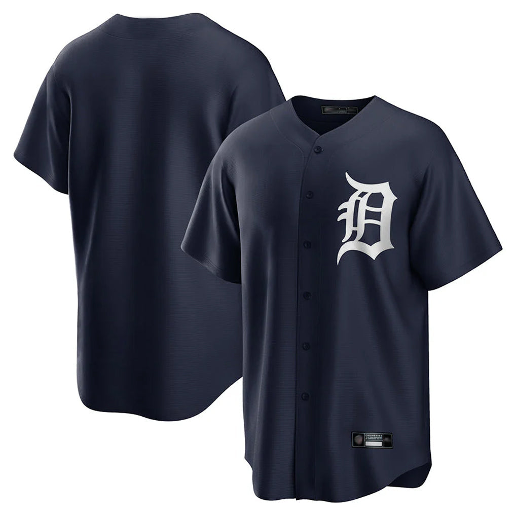 STECN D.Tigers Navy Game Home Blank Player Stitched Jerseys