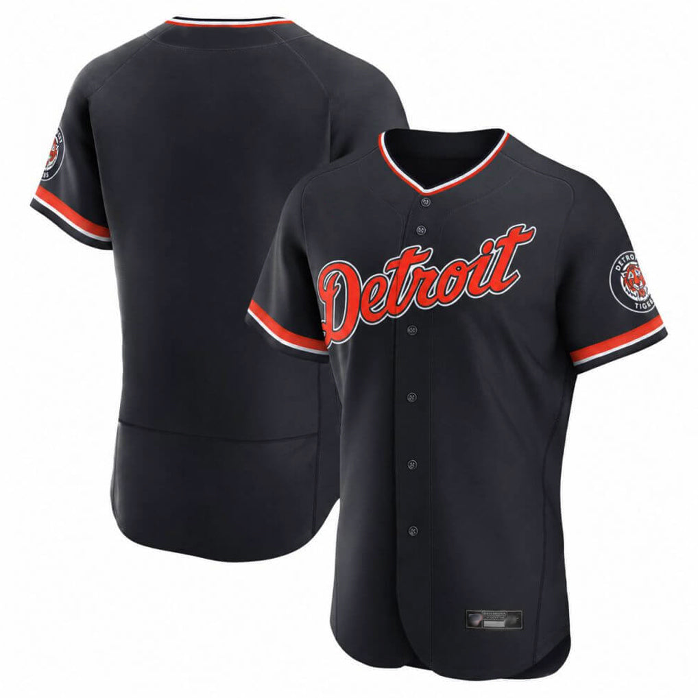 STECN D.Tigers Navy Limited Elite Home Game Blank Player Stitched Jerseys