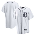 STECN D.Tigers White Home Game Blank Player Stitched Jerseys