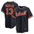 STECN D.Tigers #13 Dillon Dingler Player Navy Home Game Stitched Jerseys