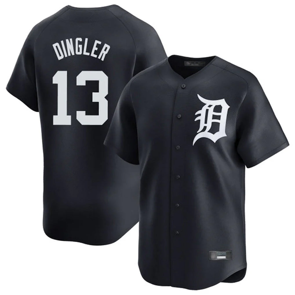 STECN D.Tigers #13 Dillon Dingler Player Navy Home Limited Game Stitched Jerseys