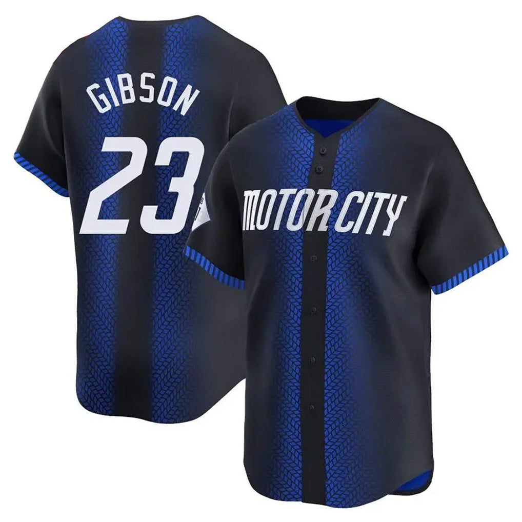 STECN D.Tigers #23 Kirk Gibson Player Navy City Connect Home Limited Stitched Jerseys