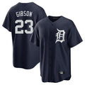 STECN D.Tigers #23 Kirk Gibson Player Navy Game Home Stitched Jerseys