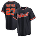 STECN D.Tigers #23 Kirk Gibson Player Navy Home Game Stitched Jerseys