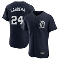 STECN D.Tigers #24 Miguel Cabrera Player Navy Limited Elite Home Stitched Jerseys
