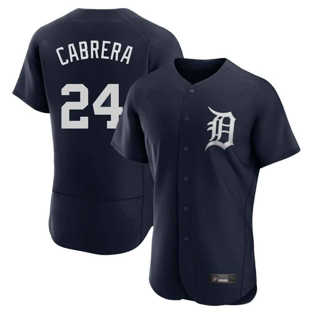 STECN D.Tigers #24 Miguel Cabrera Player Navy Limited Elite Home Stitched Jerseys