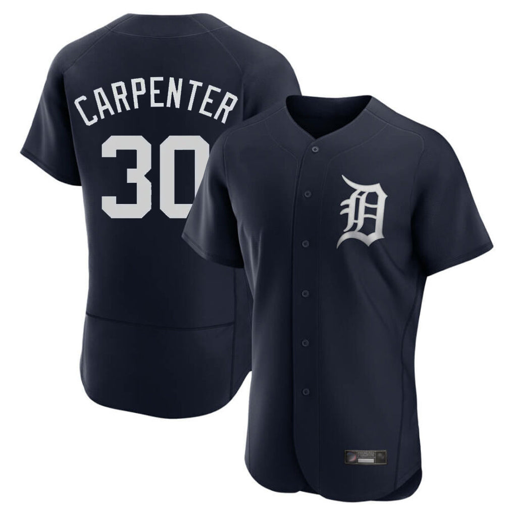 STECN D.Tigers #30 Kerry Carpenter Player Navy Limited Elite Home Stitched Jerseys
