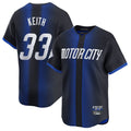 STECN D.Tigers #33 Colt Keith Player Navy City Connect Home Limited Stitched Jerseys