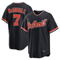 STECN D.Tigers #7 Kevin McGonigle Player Navy Home Game Stitched Jerseys