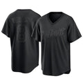 STECN D.Tigers #8 Matt Vierling Player Black T-shirt Home Game Stitched Jerseys