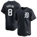 STECN D.Tigers #8 Matt Vierling Player Navy Home Limited Game Stitched Jerseys
