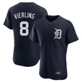 STECN D.Tigers #8 Matt Vierling Player Navy Limited Elite Home Stitched Jerseys