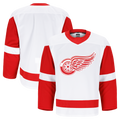 STECN D.Red wings White Away Authentic Pro Jerseys