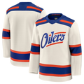 STECN E.Oilers Light Beige Alternate Premium Jerseys