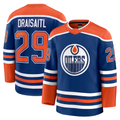 STECN E.Oilers #29 Leon Draisaitl Royal Home Premium Jerseys