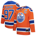 STECN E.Oilers #97 Connor McDavid Mitchell & Ness Orange Power Play Jerseys