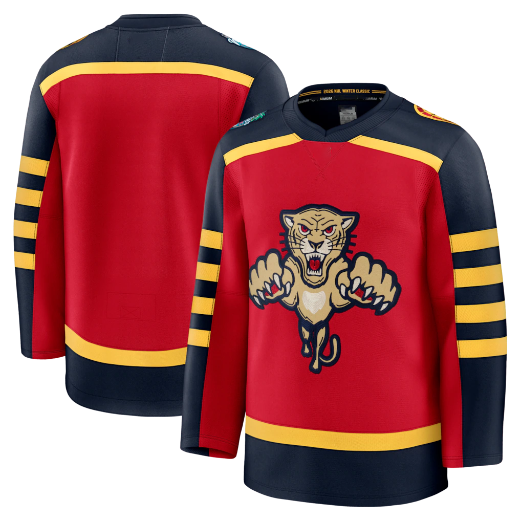 STECN F.Panthers Red 2026 Winter Classic Premium Jerseys