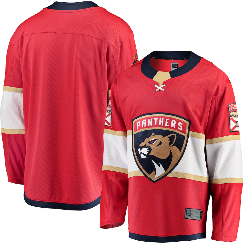 STECN F.Panthers Red Breakaway Home Jerseys