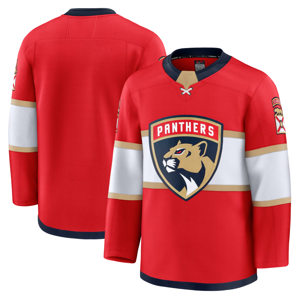 STECN F.Panthers Red Home Premium Jerseys