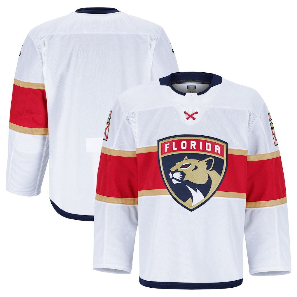 STECN F.Panthers White Away Authentic Pro Jerseys