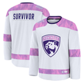 STECN F.Panthers White Hockey Fights Cancer Survivor Practice Jerseys