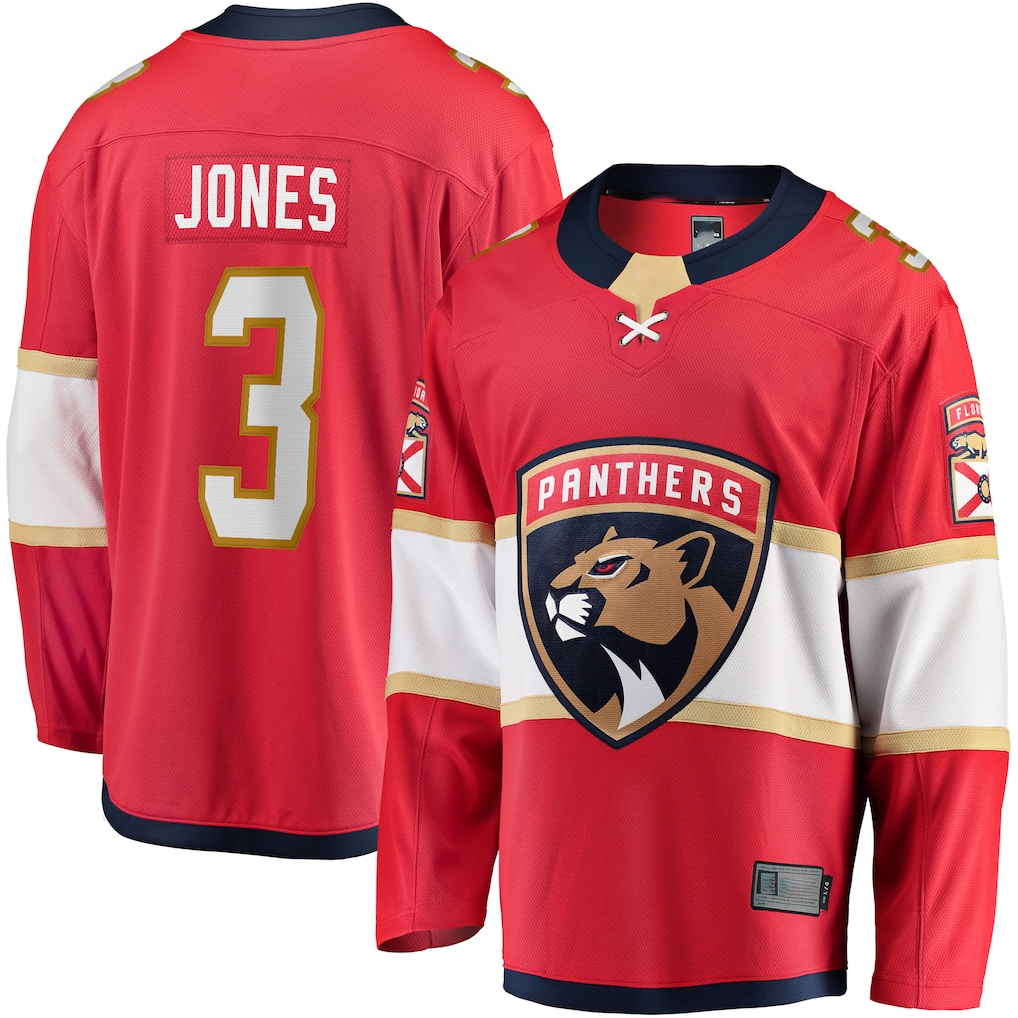 STECN F.Panthers #3 Seth Jones Red Home Breakaway Jerseys
