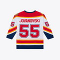 STECN F.Panthers #55 Ed Jovanovski Mitchell & Ness White 1996 Power Play Jerseys