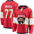 STECN F.Panthers #77 Niko Mikkola Red Premier Breakaway Player Jerseys
