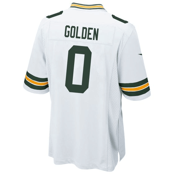 STECN GB.Packers #0 Matthew Golden Away Game Stitched Jerseys