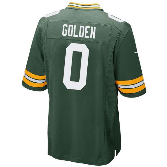 STECN GB.Packers #0 Matthew Golden Home Game Stitched Jerseys