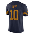 STECN GB.Packers #10 Jordan Love Player Navy Classic Vapor F.U.S.E. Limited Stitched Jerseys