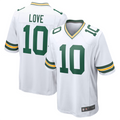 STECN GB.Packers #10 Jordan Love Player White Replica Game  Stitched Jerseys