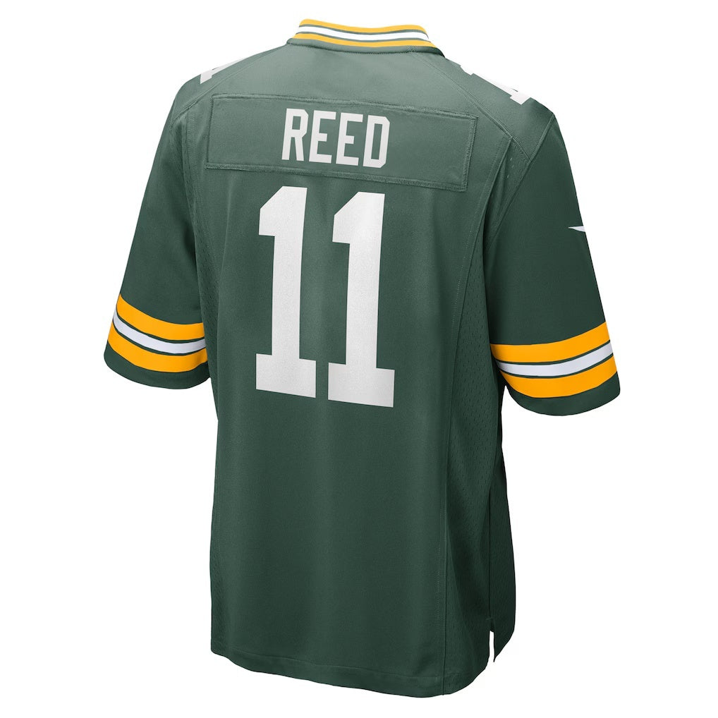 STECN GB.Packers #11 Jayden Reed Green Game Stitched Jerseys