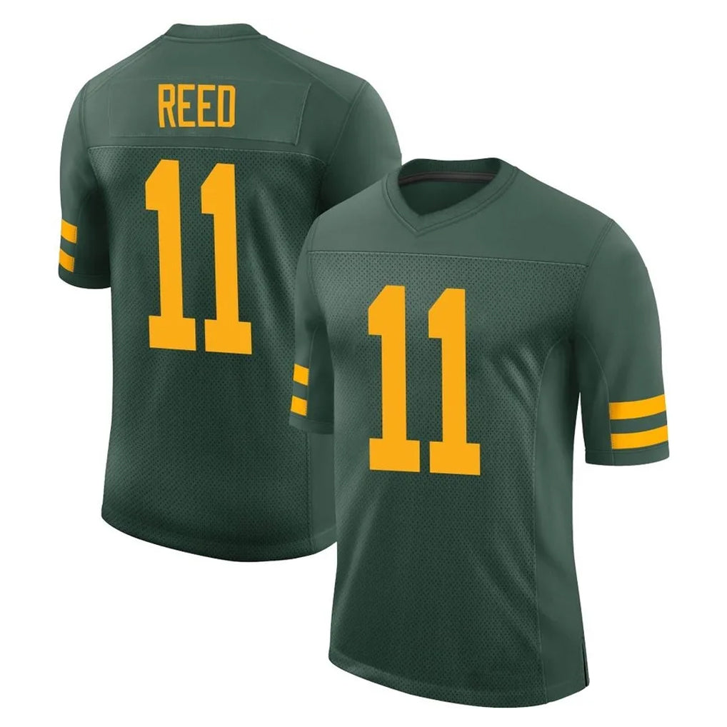 STECN GB.Packers #11 Jayden Reed Player Green Alternate Vapor Home Game Stitched Jerseys