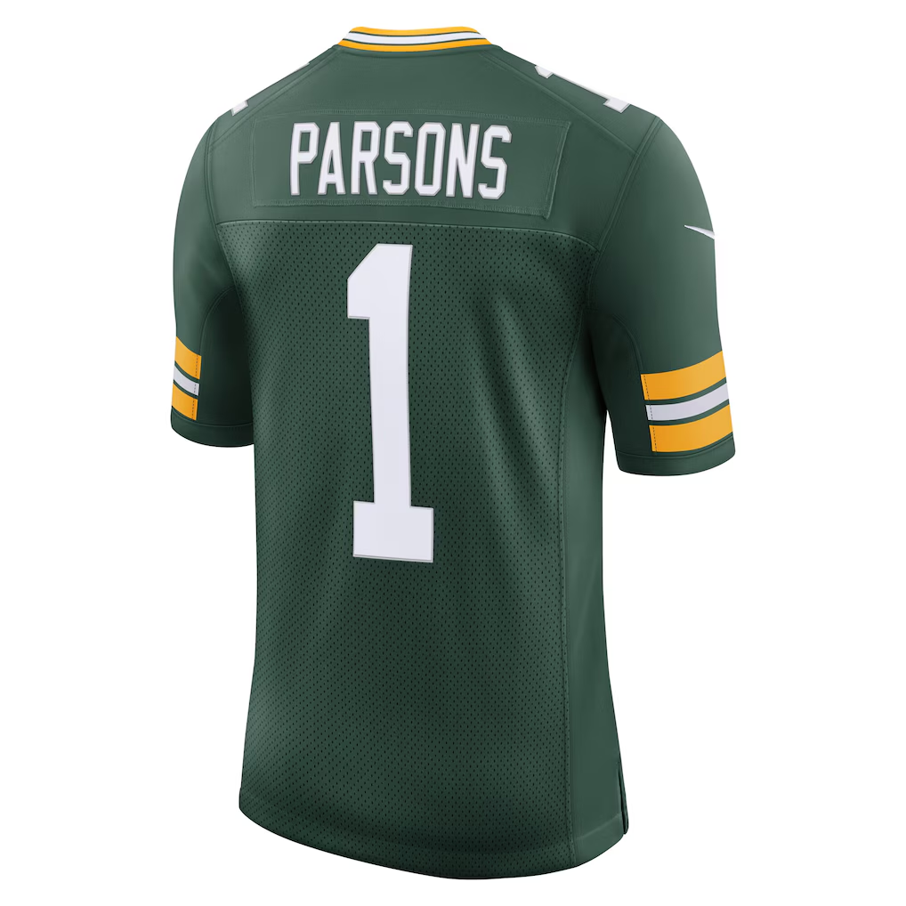 STECN GB.Packers #1 Micah Parsons Green Vapor Untouchable Stitched Limited Jerseys