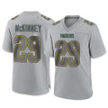 STECN GB.Packers #29 Xavier McKinney Player Gray Atmosphere Fashion Home Game Stitched Jerseys