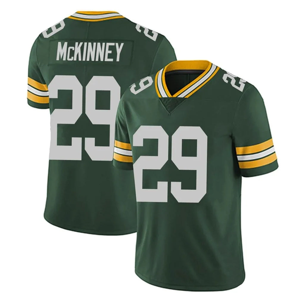 STECN GB.Packers #29 Xavier McKinney Player Green Vapor Untouchable Limited Home Game Stitched Jerseys