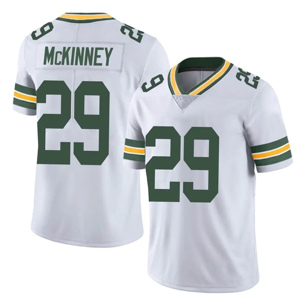 STECN GB.Packers #29 Xavier McKinney Player White Vapor Untouchable Limited Home Game Stitched Jerseys