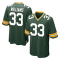 STECN GB.Packers #33 Evan Williams Player Green Home Game Stitched Jerseys
