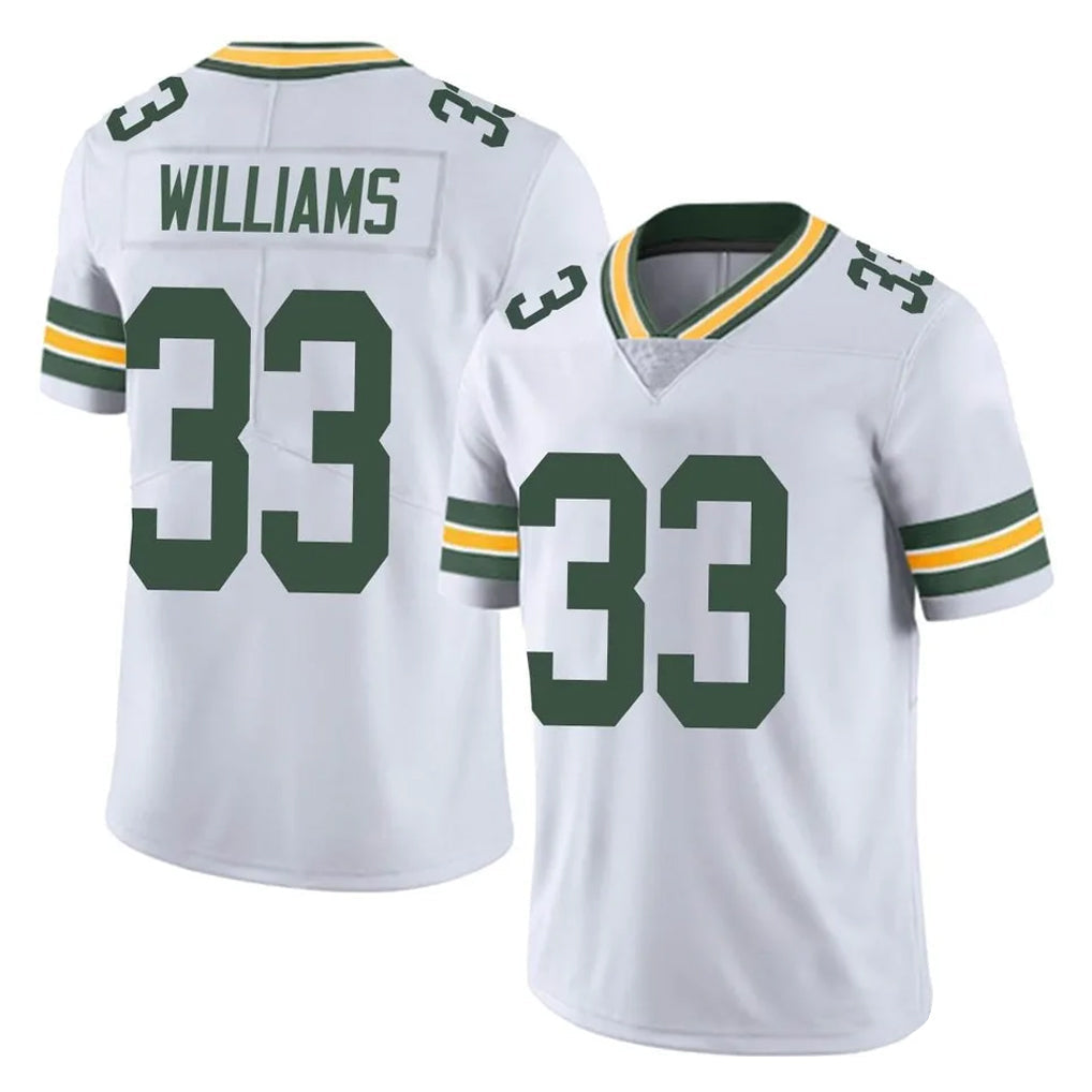 STECN GB.Packers #33 Evan Williams Player White Vapor Untouchable Limited Home Game Stitched Jerseys