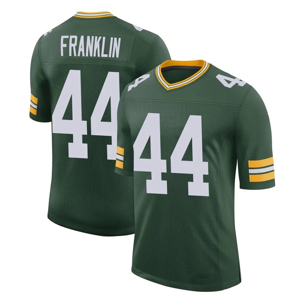 STECN GB.Packers #44 Zaire Franklin Player Green Limited Classic Home Game Stitched Jerseys